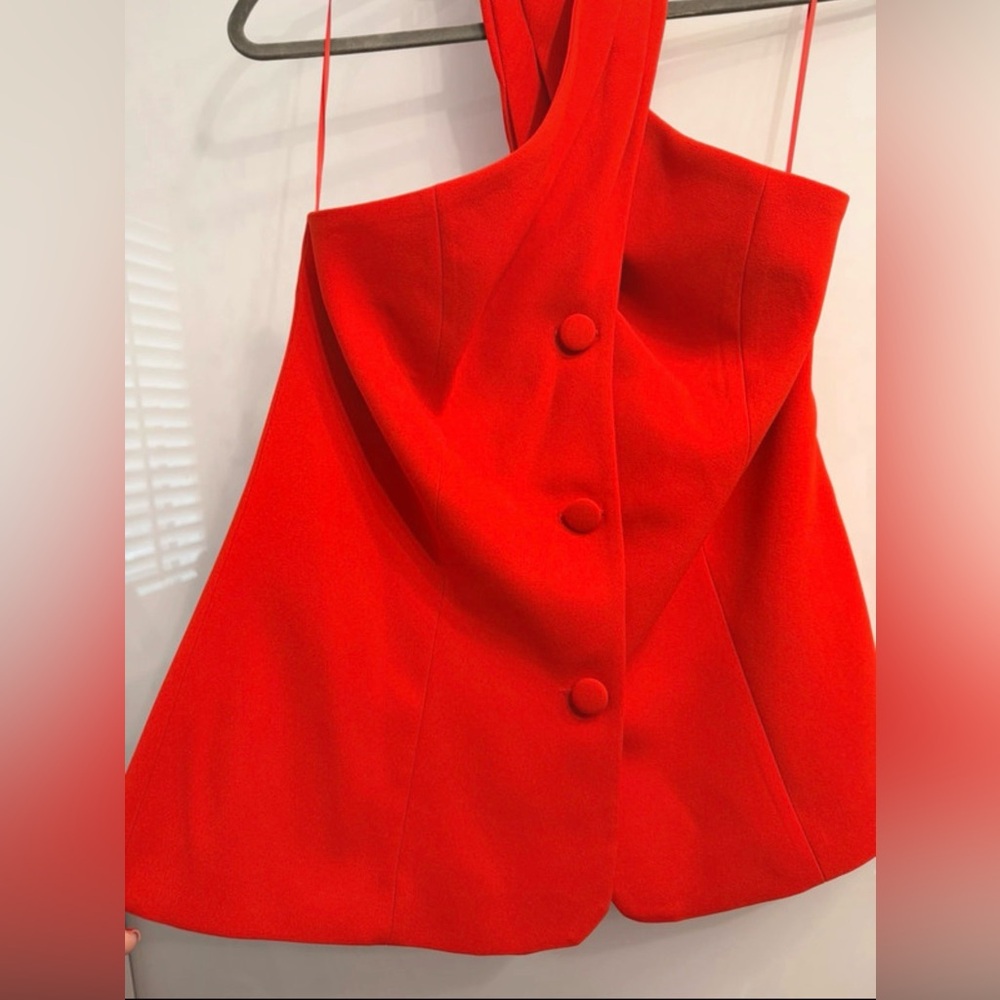 River Island Vibrant Red Top - Picture 2 of 8